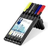 STAEDTLER triplus 34 SB6B Schreibset, Set mit drei Finelinern, Kugelschreiber, Druckbleistift und...