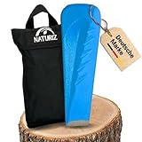 NATURIZ® Spaltkeil für Holz 2,3kg inkl.Tasche & Schutzkappe - extra scharfer Drehspaltkeil für...