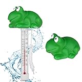 OFFCUP Floating Pool Thermometer, Wasser Temperatur Thermometer, Schwimmende Wasserthermometer,...