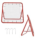 JOIEYOU Rebounder für Fußball, Verstellbare Fussballtore für Garten Kinder Torwand Fussball...
