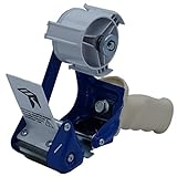 1 Stück - Handabroller - Profi-Ausführung - Version : STD - blau/blue - 50 mm - Klebebandabroller...