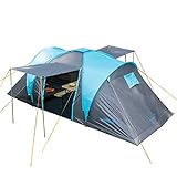 Skandika Kuppelzelt Hammerfest für 4 Personen | Campingzelt mit eingenähtem Zeltboden, mit/ohne...