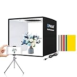 PULUZ Fotobox Miniaturen 25x25cm, Faltbares Mini Fotostudio Set mit 104 LED-Leuchten CRI 95 & 6...