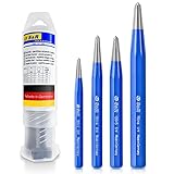 S&R Ankörner-Satz 4 tlg: 3, 4, 5, 6 mm, CrV-Stahl/MADE in GERMANY/geschmiedet und gehärtet,...