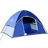 PUREBOX Campingzelt Leichtes Zelt für S(1-2)/L(2-3) Personen, Familie Kuppelzelte Winddicht mit...