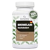 Bandini® Bromelain 10000 F.I.P/g | 5000 GDU/g | Starke Detox Entwässerung | 200...