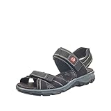 Rieker Damen 68851 Sandalen, Schwarz, 42 EU