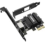 2.5G PCIe Netzwerkkarte, YuanLey 2,5-Gigabit PCI Express Ethernet-Adapter mit Realtek RTL8125B,...