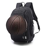 KUANDARMX Basketballtasche mit Taschengröße, manuelle Luftpumpe, Basketballrucksack für...