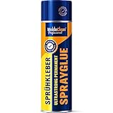Sprühkleber für Dachhimmel, Filz, Leder & Schaumstoff - 500ml Klebespray mit starker Haftung &...