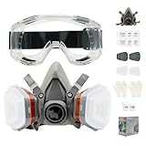RHINO Smart Solutions Atemschutzmaske Gase Dämpfe | Gasmaske mit A1P2 Filter für Lackier,...