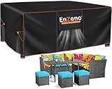 Enzeno Abdeckung für Gartenmöbel,242x182x100cm,Wasserdicht Loungemöbel Abdeckung 420D Oxford...