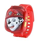 VTech PAW Patrol Marshall-Lernuhr – Digitale Kinderuhr mit Timer, Stoppuhr, Wecker und Lernspielen...