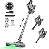 Proscenic P13 Akku Staubsauger Kabellos, 45KPa 550W 45 Mins kabelloser staubsauger mit Touchscreen...