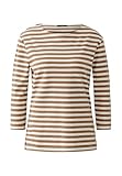 Oui Damen T-Shirt SOLEILA gerade geschnitten Gestreift