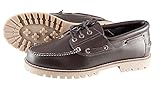 PFIFF 102355 Freizeitschuh Canvas, Bootsschuh-Design, Leder, Kinder Unisex 35