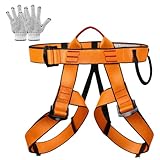Klettergurt, Universal Absturzsicherung Sicherheitsgurt Taille, Verstellbarer Klettergurt...