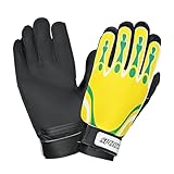 Generisch Fußballhandschuhe | Torwarthandschuhe Kinder Fußball,Stoßdämpfende Polsterung Fußball...