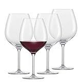 SCHOTT ZWIESEL Burgunder Rotweinglas For You (4er-Set), bauchige Burgundergläser für Rotwein,...
