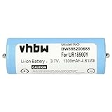 vhbw Akku kompatibel mit Braun Series 9 9040s Wet & Dry, 9075cc, 9090cc, 9095cc Rasierer (1300 mAh,...