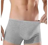 MIEGUIWOR 8 Herren Einweg Unterwäsche Boxershorts,100% Baumwolle Einweg Unterhosen Herren,Einmal...