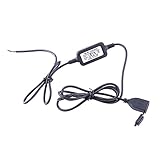 Keenso Motorrad USB Ladegerät, Motorrad Handy GPS USB Steckdose 12V / 24V zu 5V Transformator USB...