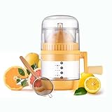 Manuelle Zitruspresse Zitronenpresse, Orangensaftpresse, Handpresse für maximale Extraktion, leicht...