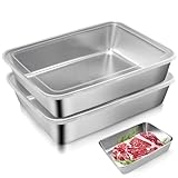 Lytonix 2 Pcs Frischhaltedosen mit Deckel Aufschnittboxen,Snackbox Lebensmittel Aufbewahrungsbox...