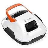 Gosvor Poolroboter Akku, Automatischer Poolreiniger mit Doppelmotor, bis zu 90 Min. Betriebszeit,...