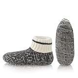 WOTENCE Herren Kuschelsocken Warme Stoppersocken Dicke Wintersocken Hüttensocken Bettsocken mit...