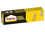 Pattex Kraftkleber Transparent, Klebstoff mit hoher Haftkraft und Wärmefestigkeit, starker &...