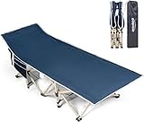 OVERMONT Klappbar Campingbett Übergroß Feldbett - Gästebett für Erwachsene 190 x 71 x 36 cm -...