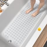 HITSLAM Badewannenmatte rutschfest, 101 x 40cm Extra Lange Antirutschmatte Badewanne, Duschmatte...