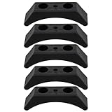 VINTORKY Hantelständer 5 Stück Hantelhalterung für Kurzhanteln mit Kratzschutz für Boden für...