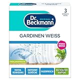 Dr. Beckmann Gardinen Weiß | Gardinenweiß für strahlende Vorhänge | mit effektiver...