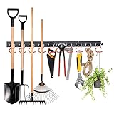 Gartengeräte Wandhalterung Einstellbares, 160 cm Verstellbar Garagen Werkzeug Organizer Halter mit...