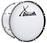 XDrum MBD-226 Marsch Bass Trommel, Fußball Pauke 26' x 12' (10,5 kg, 4 Ösen, Spannschrauben, inkl....