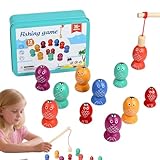 Magnetisches Angelspiel Für Kinder - Lernspielzeug Für Kinder - Pädagogisches Holzspielzeug Zur...
