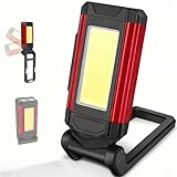 Sathychanpy Taschenlampe mit Magnet, Arbeitsleuchte LED Werkstattlampe 7 Modi LED IP67 Wasserdicht,...