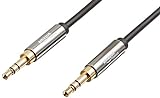 Amazon Basics Aux-Kabel, Stereo-Audiokabel, 3,5 mm-Klinkenstecker auf 3,5 mm-Klinkenstecker,...