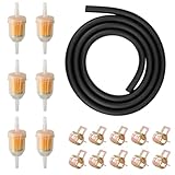 Benzinschlauch, Benzinfilter 6mm, 6 Kraftstofffilter 6mm, 2 Meter Benzinschlauch, 10...