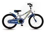 Polizei Polizei Kinderrad 18� K-Frame R�cktrittbremsnabe mit reflektierenden Stickern 18 Zoll...