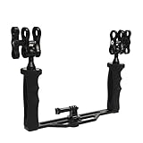 SHOOT Handheld Stabilizer Dual Handgriff für GoPro Hero 13/12/11/10/9/8/7/(2018)/6/5/4 Kameras und...