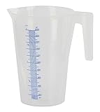 Kerbl Messbecher 2ltr. Kunststoff, mit Skala, stapelbar