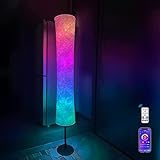 JIANUO Stehlampe LED Intelligent, Smart Home RGB Stehlampe Wohnzimmer Lampe Schlafzimmer mit Alexa...