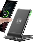 INIU Wireless Charger Stand, 15W Qi Zertifiziert Induktive Ladestation Schnelles Kabelloses...