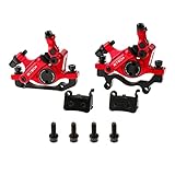 Mgoodoo MTB Hydraulische Scheibenbremse Set, Fahrrad Scheibenbremse Sets vorne und hinten Line...