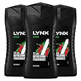 Lynx Africa Energy Boost Duschgel für Herren, Reisegröße, mit gepresstem Mandarinen- und...