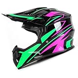 Motocross Helm Kinder, MTB Helm Fullface Kinder, Motorradhelm, ECE22.06 Zertifiziert, Jugend...