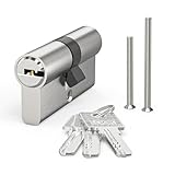 MANICAF Schließzylinder, Profilzylinder 30/30, Zylinderschloss, Profil-Doppelzylinder mit 3...